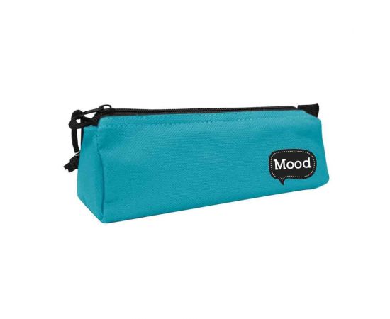 Κασετίνα Βαρελάκι με 1 Θήκη Mood Chrome Πετρόλ | 000580445 Mood | Σχολικές Τσάντες - Κασετίνες στο MarkCenter