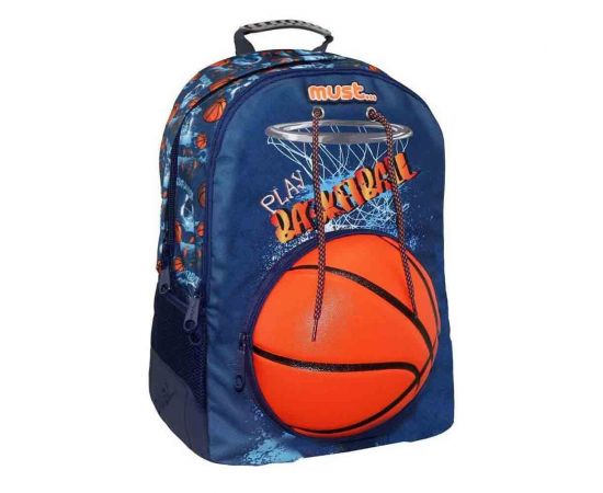 Τσάντα Πλάτης Must 3 Θήκες Μπάσκετ 33x16x45 Must Team | Σχολικές Τσάντες - Κασετίνες στο MarkCenter