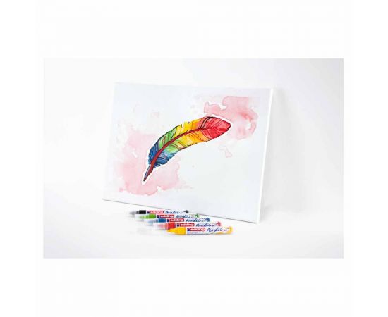 Ακρυλικός Μαρκαδόρος Edding 5300 1-2mm Traffic red Edding | Είδη Ζωγραφικής στο MarkCenter