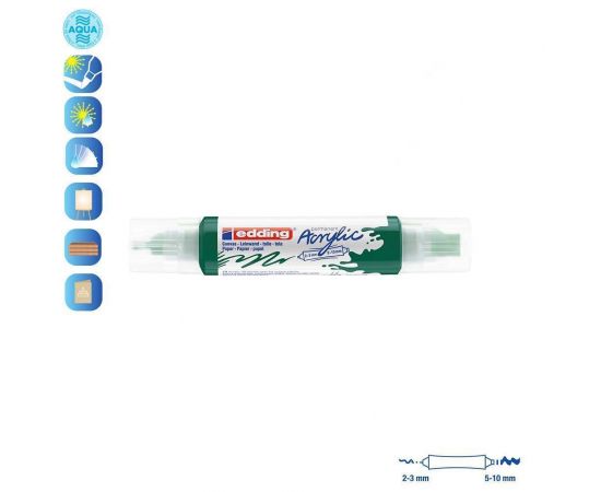 Ακρυλικός Μαρκαδόρος Edding 5400 2-3/5-10mm Moss Green Edding | Είδη Ζωγραφικής στο MarkCenter