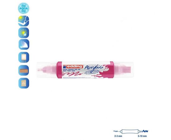 Ακρυλικός Μαρκαδόρος Edding 5400 2-3/5-10mm Telemagenta Edding | Είδη Ζωγραφικής στο MarkCenter