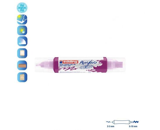 Ακρυλικός Μαρκαδόρος Edding 5400 2-3/5-10mm Berry Edding | Είδη Ζωγραφικής στο MarkCenter