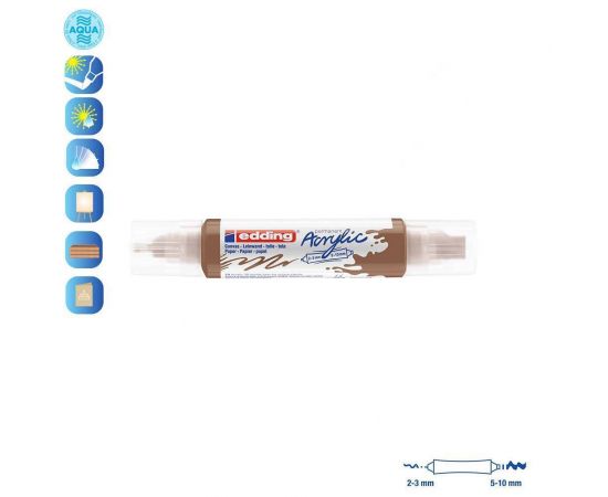 Ακρυλικός Μαρκαδόρος Edding 5400 2-3/5-10mm Hazel Edding | Είδη Ζωγραφικής στο MarkCenter