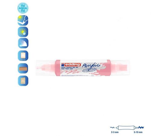 Ακρυλικός Μαρκαδόρος Edding 5400 2-3/5-10mm Classy mauve Edding | Είδη Ζωγραφικής στο MarkCenter