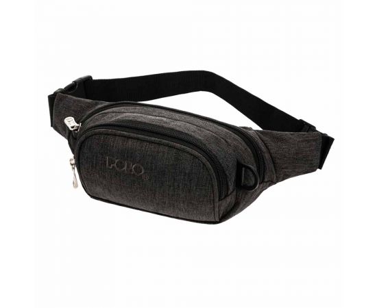 Τσαντάκι Mέσης Polo Simple Charcoal Ανθρακί Polo | Σχολικές Τσάντες - Κασετίνες στο MarkCenter