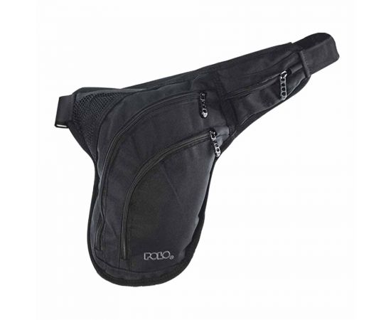 Τσαντάκι Μέσης/Μηρού Polo Pitt Μαύρο Polo | Σχολικές Τσάντες - Κασετίνες στο MarkCenter