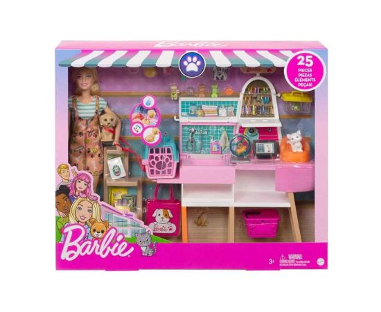Barbie Pet Supply Store Μαγαζί Για Κατοικίδια GRG90 Mattel | Παιχνίδια για Κορίτσια στο MarkCenter