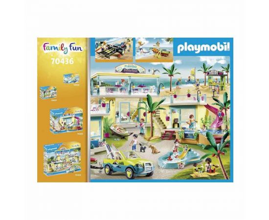 Playmobil Family Fun Αυτοκίνητο Με Ανοιχτή Οροφή Και Κανο 70436 Playmobil | Playmobil στο MarkCenter
