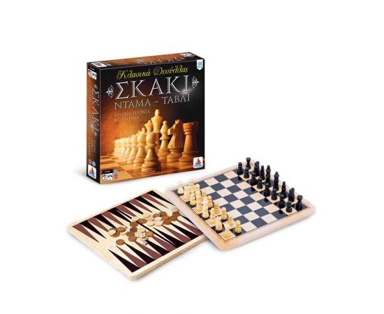 Επιτραπέζιο Σκάκι Ντάμα Τάβλι 100735 Desyllas Games | Παιχνίδια για Αγόρια στο MarkCenter