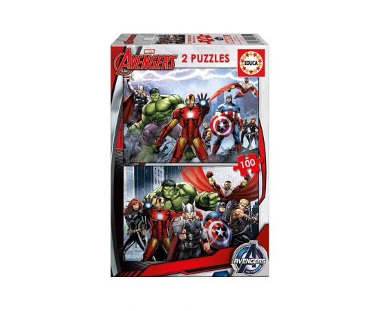 Παζλ 2x100 Κομμάτια Avengers 15771 Remoundo | Πάζλ στο MarkCenter