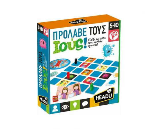 Πρόλαβε τους Ιούς Montessori Headu 27231 Real Fun Toys | Παιχνίδια για Αγόρια στο MarkCenter