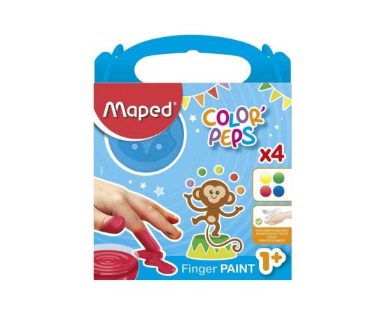 Δακτυλομπογιές Σε Βαζάκι 80grx4 Maped | Είδη Ζωγραφικής στο MarkCenter