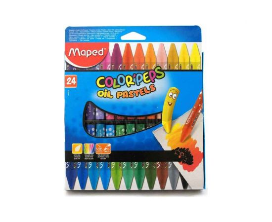 Λαδοπαστέλ Maped Color Peps x24 Maped | Είδη Ζωγραφικής στο MarkCenter