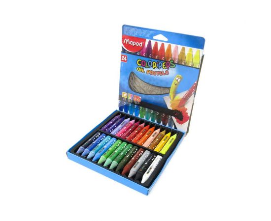 Λαδοπαστέλ Maped Color Peps x24 Maped | Είδη Ζωγραφικής στο MarkCenter