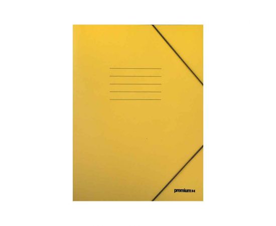 Ντοσιέ Λάστιχο Πρεσπάν Premium 25x35 Κίτρινο A & G Paper | Είδη Αρχειοθέτησης στο MarkCenter