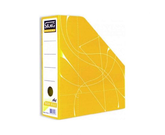 Κουτί Κοφτό Χάρτινο Skag Κίτρινο 224178 Skag | Είδη Αρχειοθέτησης στο MarkCenter