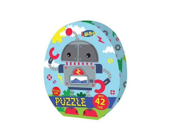 Παζλ 42 Κομμάτια Ρομποτάκι Luna | Παζλ στο MarkCenter