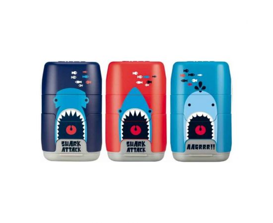 Γόμα Και Ξύστρα Milan Compact Shark Attack Milan | Γραφική Ύλη στο MarkCenter