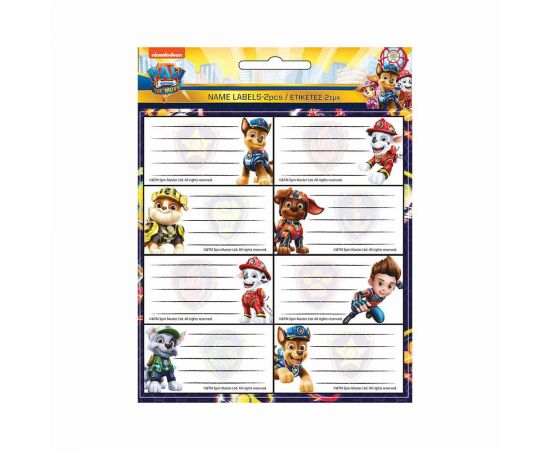 Ετικέτες Gim 2 Φύλλα (16 Ετικέτες) Paw Patrol 774-00646 GIM | Διάφορα Είδη στο MarkCenter