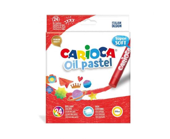 Λαδοπαστέλ Carioca 10mm 24 Χρώματα Carioca | Είδη Ζωγραφικής στο MarkCenter