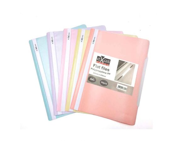 Ντοσιέ Έλασμα Με Διαφάνεια Exas Paper Παστέλ Βανίλια Exas Paper | Είδη Αρχειοθέτησης στο MarkCenter