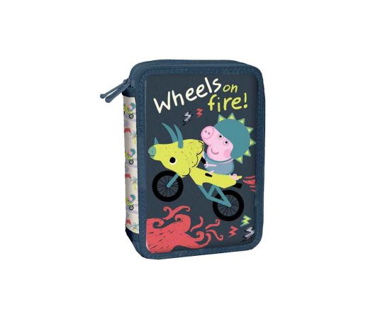 Κασετίνα Διπλή Γεμάτη George | 000482621 Διακάκης | Σχολικές Τσάντες - Κασετίνες στο MarkCenter