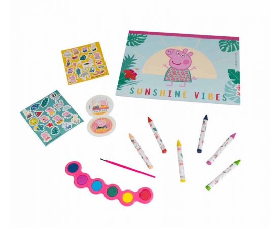 Σετ Ζωγραφικής Διάφανη Τσάντα Peppa Pig 1023-68002 AS Company | Παιχνίδια για Κορίτσια στο MarkCenter