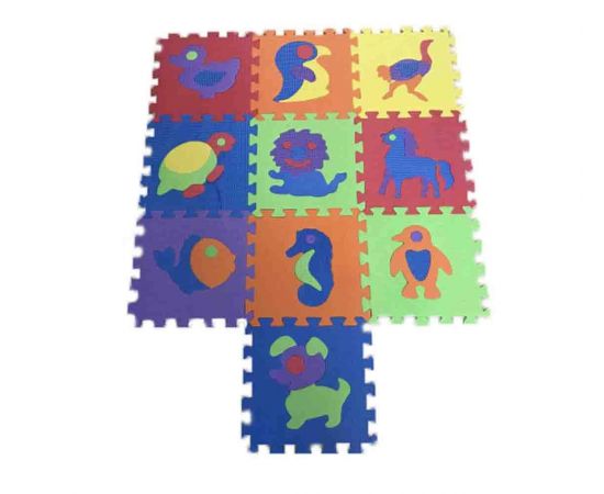 Παζλ δαπέδου με ζώα 10 τεμάχια Zita Toys | Παιχνίδια Bebe στο MarkCenter