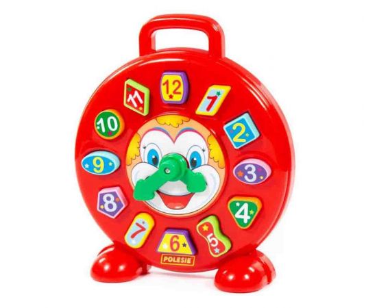Εκπαιδευτικό ρολόι με σχήματα Polesie Toys | Παιχνίδια για Αγόρια στο MarkCenter
