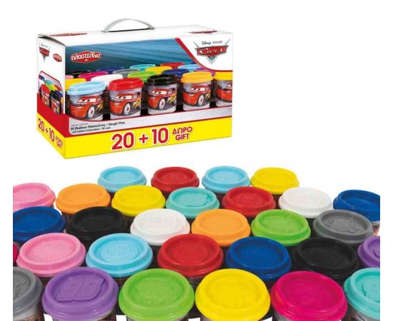 Cars Σετ 30 Βαζάκια Πλαστελίνης 3kgr 1045-03591 AS Company | Παιχνίδια για Αγόρια στο MarkCenter