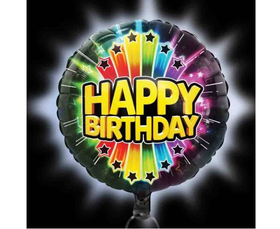 Μεγάλο φωτεινό μπαλόνι Happy Birthday Illooms 1Τμχ Giochi Preziosi | Είδη Δώρων στο MarkCenter