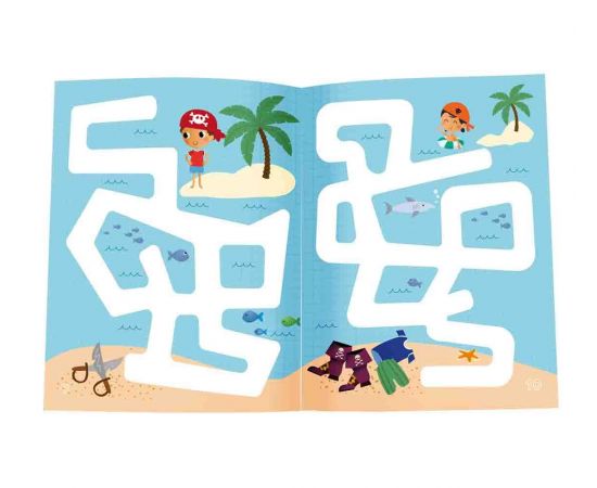 Βιβλία δραστηριοτήτων Πειρατές | APLI 18247 APLI | Παιχνίδια για Αγόρια στο MarkCenter