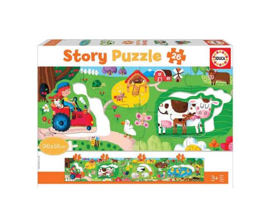 Παζλ 26 κομμάτια ιστορία στη φάρμα Educa Remoundo | Παιχνίδια για Αγόρια στο MarkCenter
