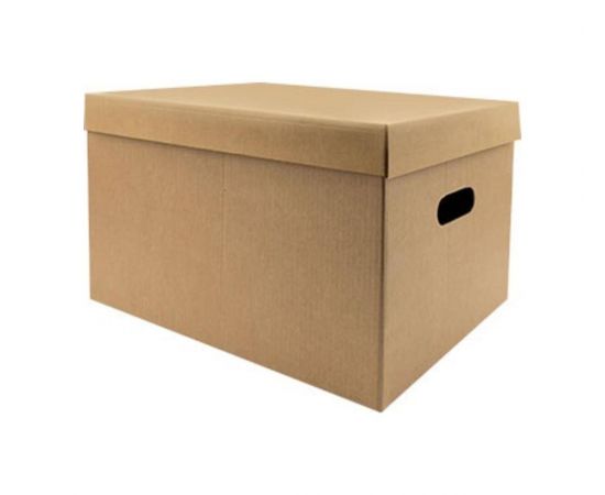 Κουτί από Χαρτόνι Metron Οικολογικό Κραφτ 34x44x30.5cm Metron | Είδη Αρχειοθέτησης στο MarkCenter