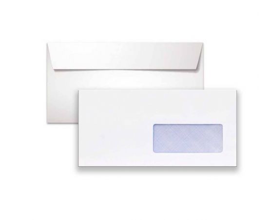 Φάκελο Λευκό Αυτοκόλλητο 11,4x23cm με παράθυρο OEM | Χαρτικά στο MarkCenter
