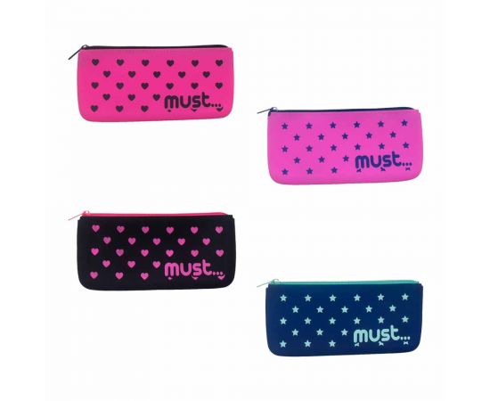 Κασετίνα Σιλικόνης Must Focus Φλατ Must Team | Σχολικές Τσάντες - Κασετίνες στο MarkCenter
