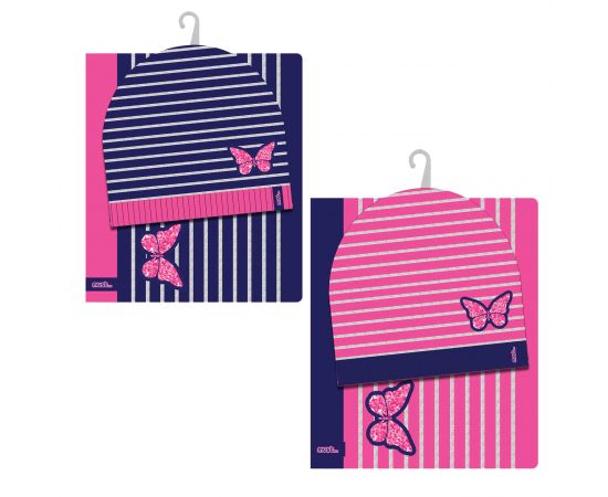 Σκουφάκι, Και Κασκόλ Λαιμού Σετ Πεταλούδα 2 Σχέδια Must Team | Είδη Δώρων στο MarkCenter