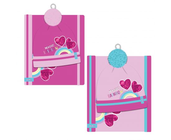 Σκουφάκι, Και Κασκολ Λαιμού Σετ Ουράνιο Τόξο 2 Σχέδια Must Team | Είδη Δώρων στο MarkCenter