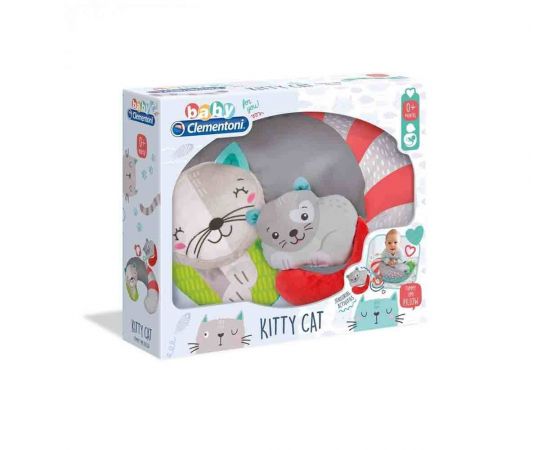 Baby Clementon Βρεφικό Μαξιλαράκι Δραστηριοτήτων Μικρή Γατούλα 1000-17278 AS Company | Παιχνίδια Bebe στο MarkCenter