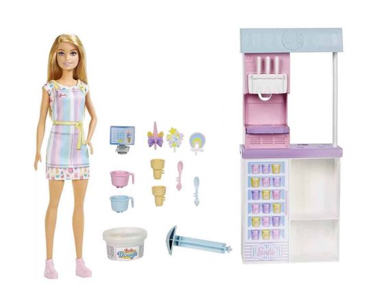 Barbie Εργαστήριο Παγωτού HCN46 Mattel | Παιχνίδια για Κορίτσια στο MarkCenter