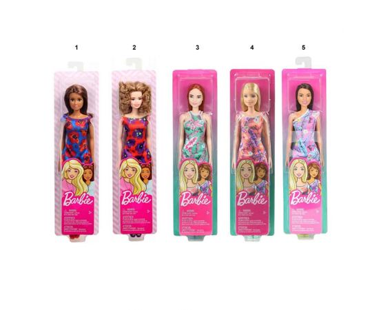 Barbie Λουλουδάτα Φορέματα (6 Σχέδια) Mattel | Παιχνίδια για Κορίτσια στο MarkCenter