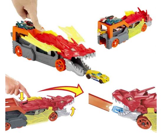 Hot Wheels Νταλίκα Δράκος GTK42 Mattel | Οχήματα στο MarkCenter