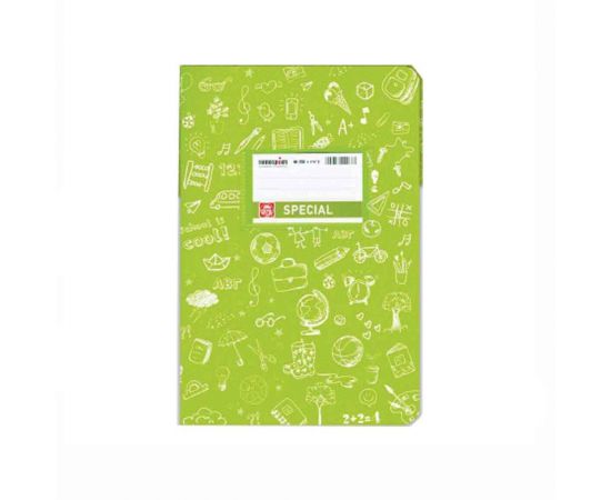 Τετράδιο Special Doodles Ριγέ Λαχανί Typotrust | Σχολικά Τετράδια στο MarkCenter