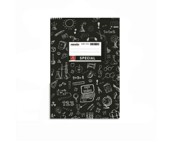 Τετράδιο Special Doodles Ριγέ Μαύρο Typotrust | Σχολικά Τετράδια στο MarkCenter