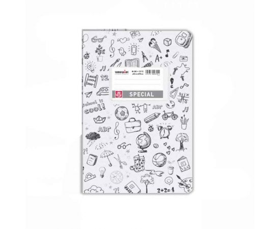 Τετράδιο Special Doodles Ριγέ Άσπρο Typotrust | Σχολικά Τετράδια στο MarkCenter