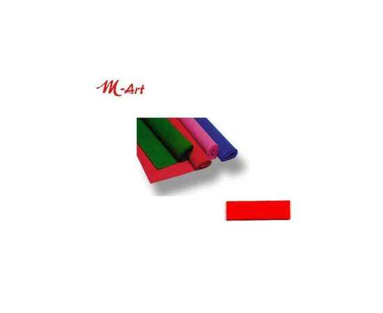 Χαρτί γκοφρέ M-art 0.5x2m ΠΟΡΤΟΚΑΛΙ  | Είδη Χειροτεχνίας στο MarkCenter