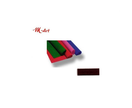Χαρτί γκοφρέ M-art 0.5x2m ΚΑΦΕ ΣΚΟΥΡΟ  | Είδη Χειροτεχνίας στο MarkCenter