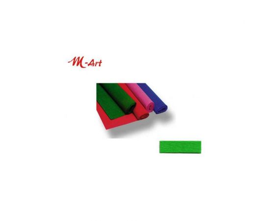 Χαρτί γκοφρέ M-art 0.5x2m ΠΡΑΣΙΝΟ ΑΝΟΙΧΤΟ  | Είδη Χειροτεχνίας στο MarkCenter