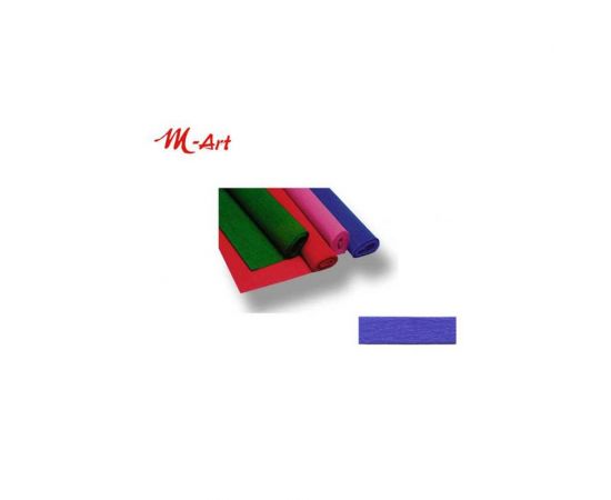 Χαρτί γκοφρέ M-art 0.5x2m ΜΠΛΕ  | Είδη Χειροτεχνίας στο MarkCenter