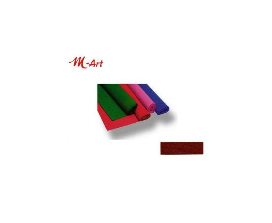 Χαρτί γκοφρέ M-art 0.5x2m ΣΟΚΟΛΑΤΙ  | Είδη Χειροτεχνίας στο MarkCenter